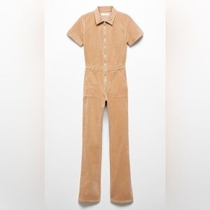 Mango CORDUROY JUMPSUIT WITH ZIP M